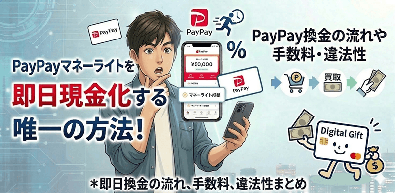 PayPayマネーライト 現金化